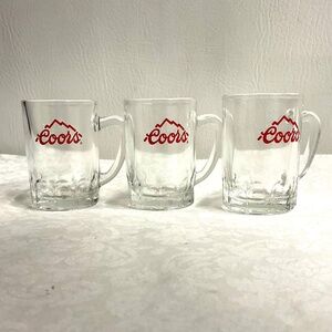Coors Mini Mug, Shot Glasses  3 pieces